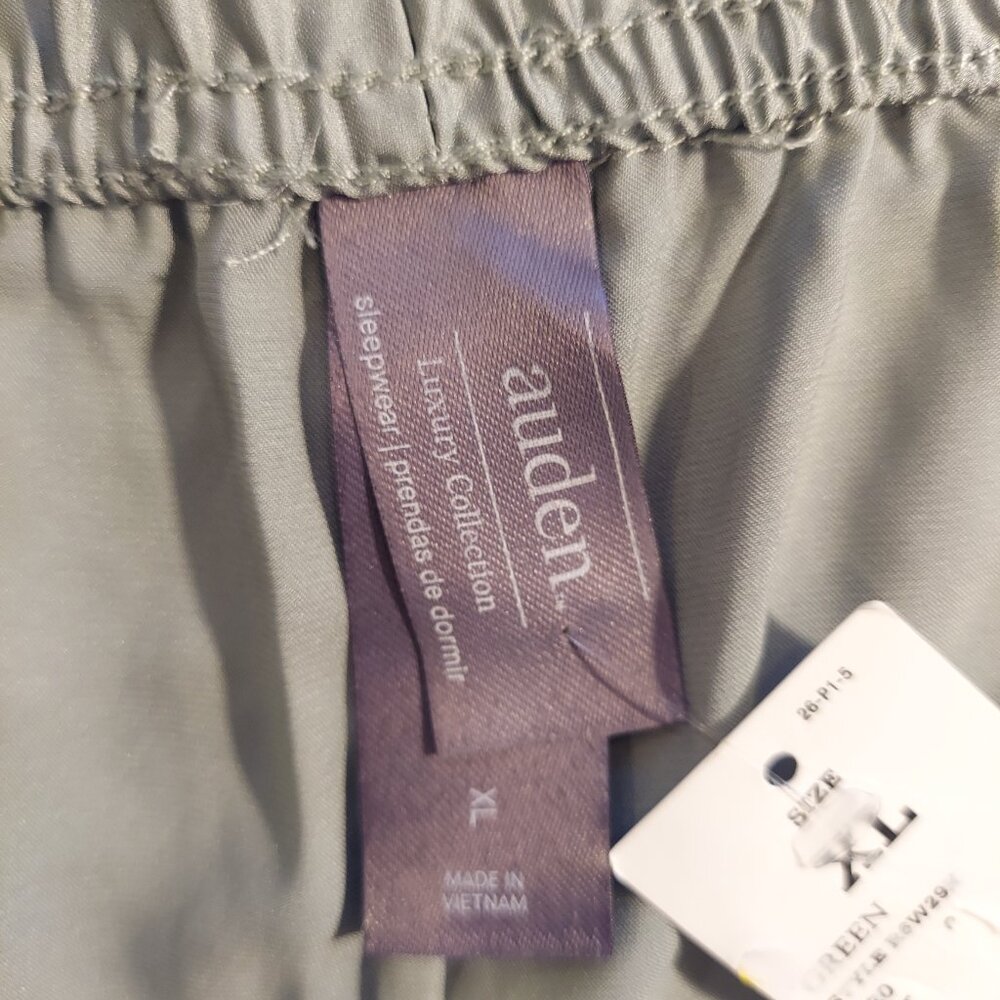 NWT Auden Light Green Sleep Shorts Soft Lounge Pajama Bottoms Size XL - Picture 3 of 5
